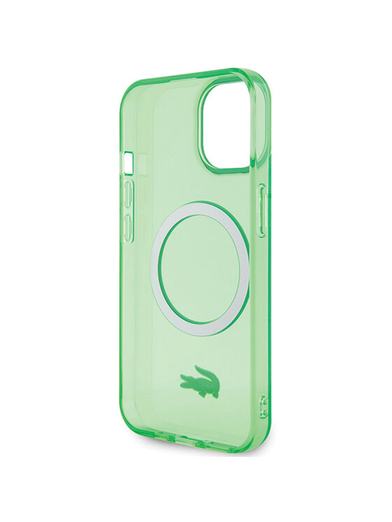 Lacoste Lacoste Etui na telefon iPhone 14 Plus / 15 Plus Zielony