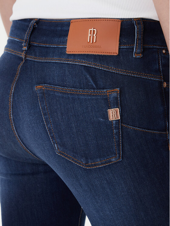 Fracomina Fracomina Traperice FP26SV8000D46002 Plava Slim Fit