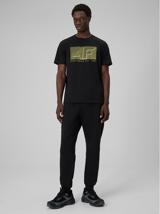 4F 4F T-Shirt COMMERCIAL 12 Czarny Regular Fit