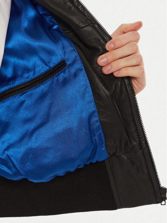 Serge Pariente Serge Pariente Giacca di pelle Thylane Nero Regular Fit