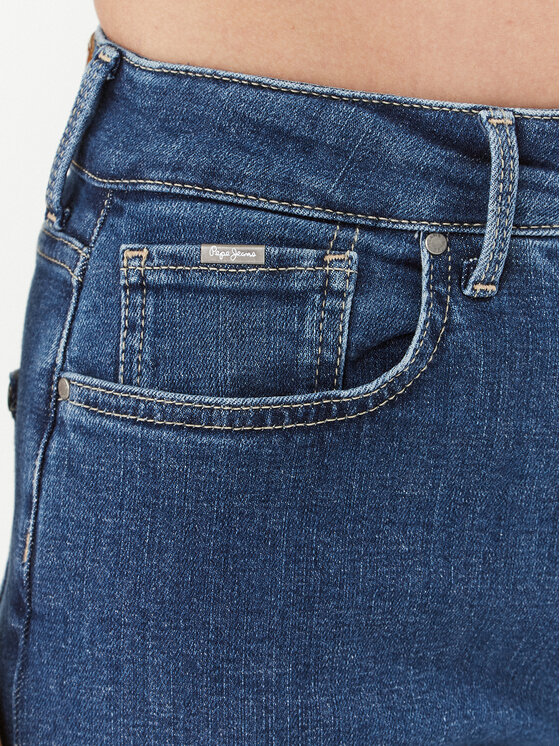 Pepe Jeans Pepe Jeans Jeansy Mary PL204164 Granatowy Regular Fit