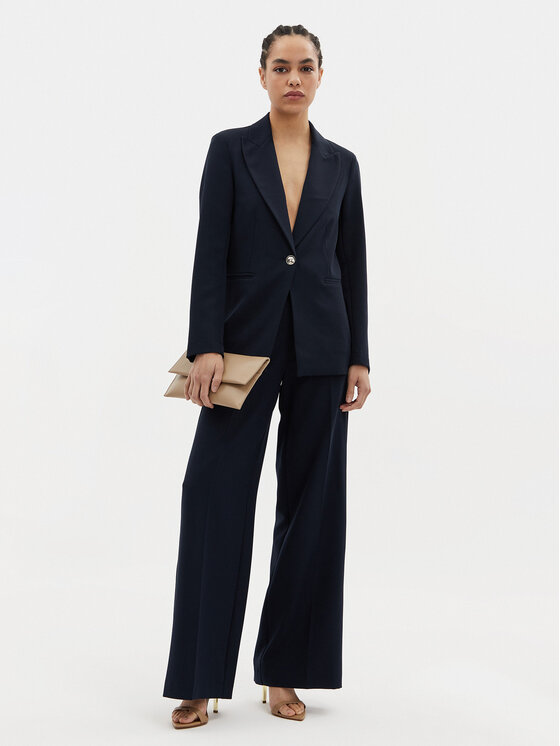 Maryley Maryley Švarkas 24EB187/43BL Tamsiai mėlyna Regular Fit