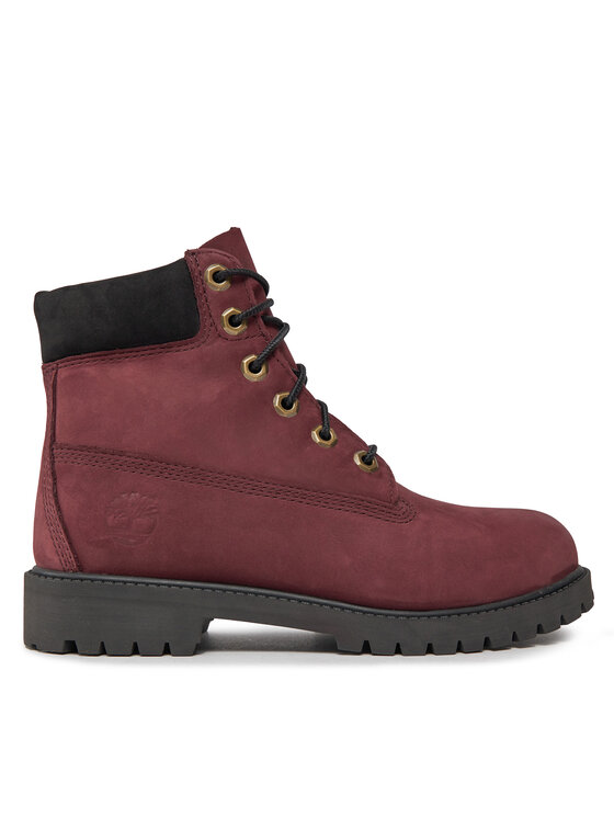 Timberland Pohodni čevlji 6 In Premium Wp Boot TB0A64A1C601 Bordo rdeča