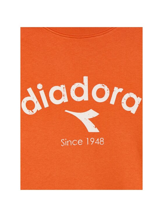 Diadora Diadora Bluza Bluza unisex Pomarańczowy Basic Fit
