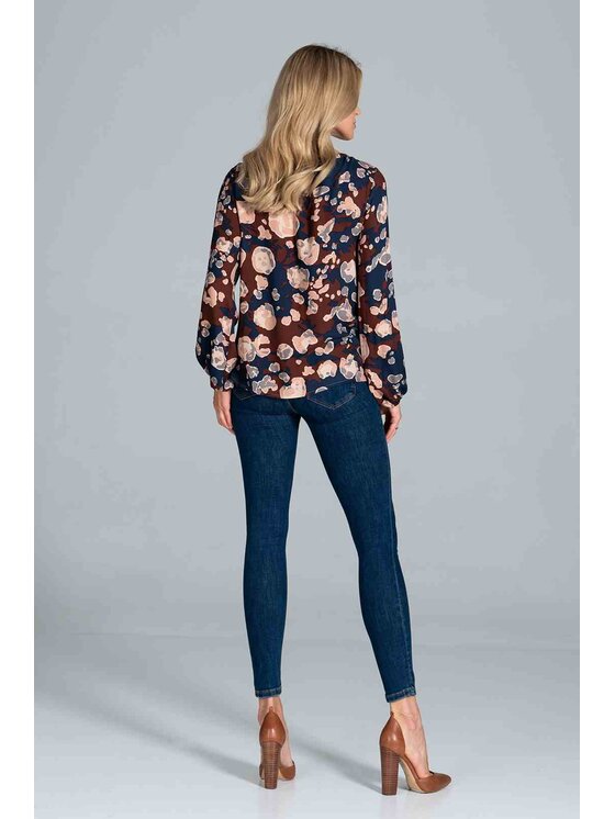 FIGL FIGL Blúzka M818 Farebná Regular Fit