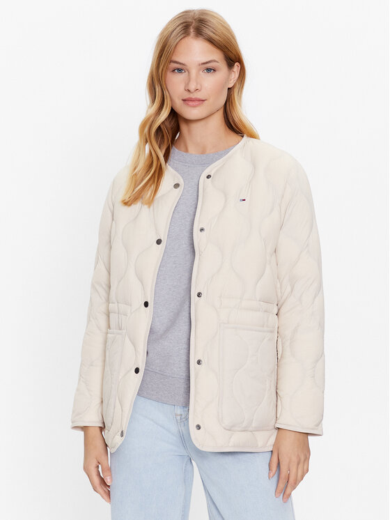 Tommy Jeans Tommy Jeans Giubbotto piumino DW0DW15837 Beige Regular Fit