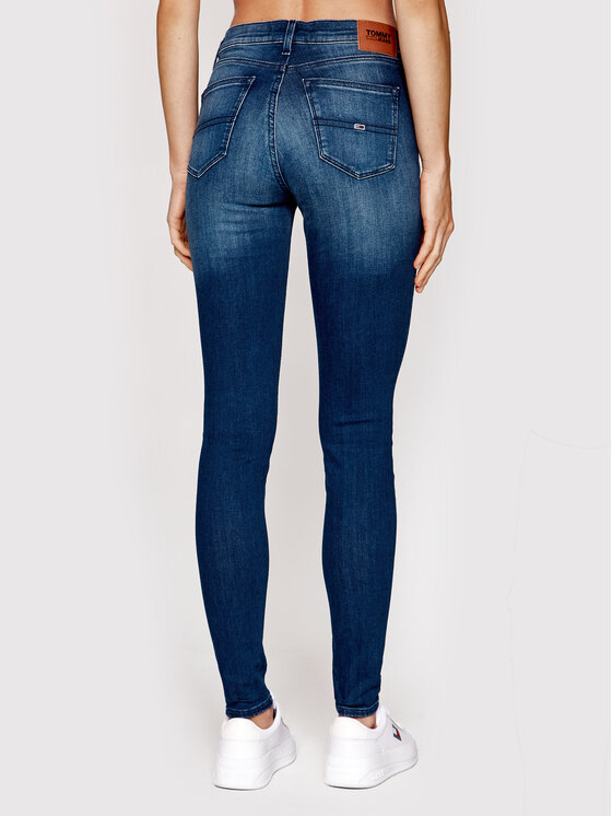 Tommy Jeans Tommy Jeans Blugi Nora DW0DW09213 Bleumarin Skinny Fit