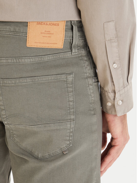 Jack & Jones Jack & Jones Šortky z materiálu Rick 12294338 Zelená Regular Fit