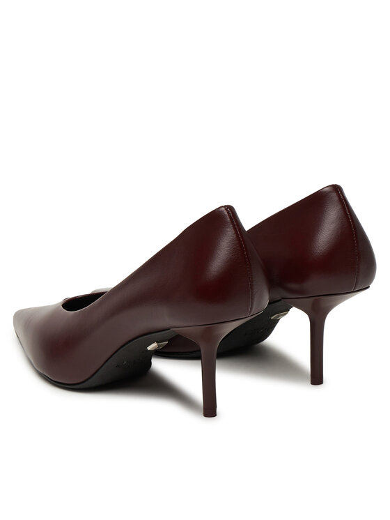Max Mara Max Mara Pantofi cu toc subțire 2524526171600 Vișiniu