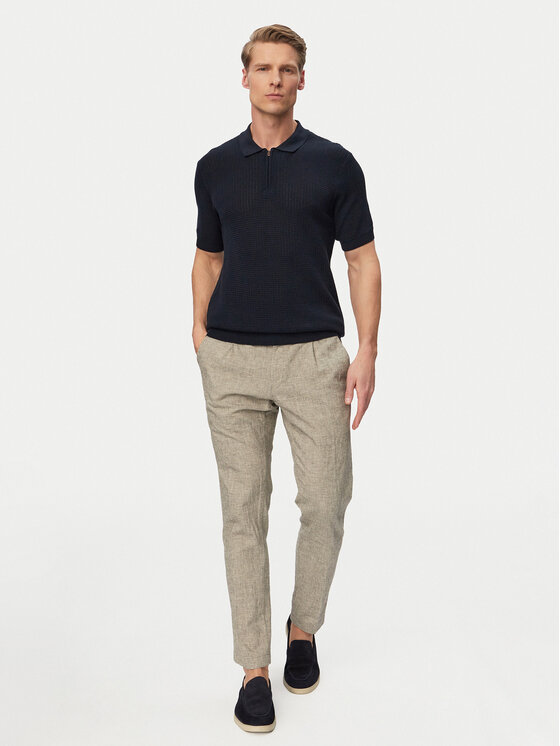 JOOP! JOOP! Polo särk Vascor 30101508 Tumesinine Regular Fit