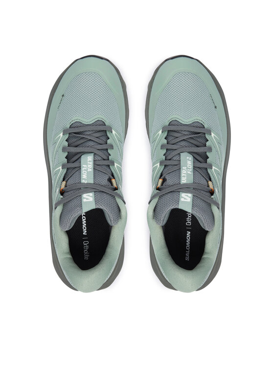 Salomon Salomon Pantofi pentru alergare Ultra Flow 2 Gtx GORE-TEX L45473900 Verde