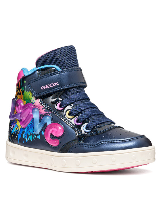 Geox Geox Tenisice J Skylin Girl J668WB 0NFKC C4243 D Tamnoplava