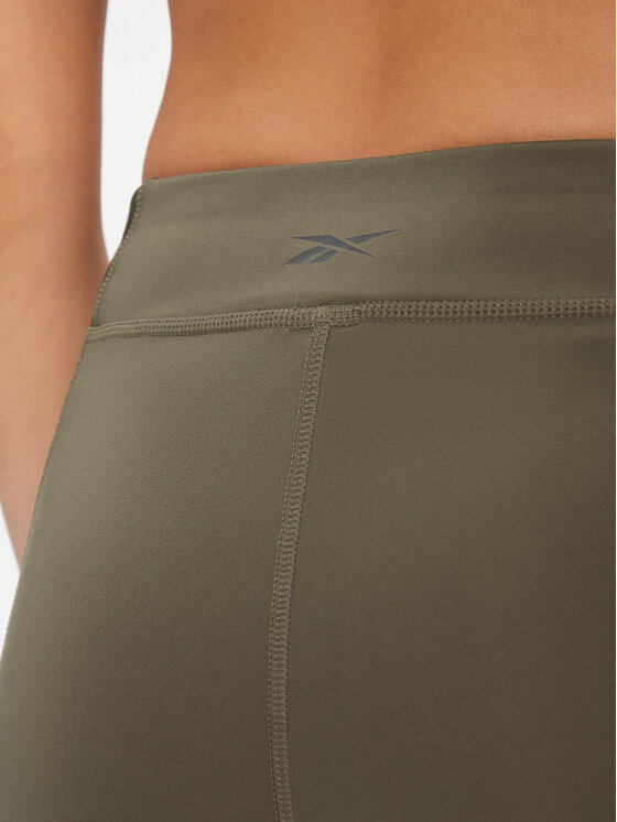 Reebok Reebok Colanți Yoga Performance IM4048 Verde Fitted Fit