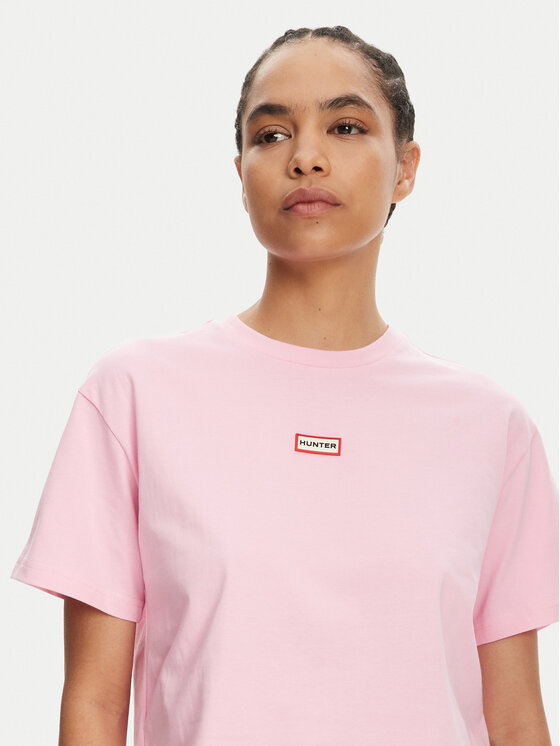 Hunter Hunter T-shirt Abby HARW0059251 Rosa Boxy Fit