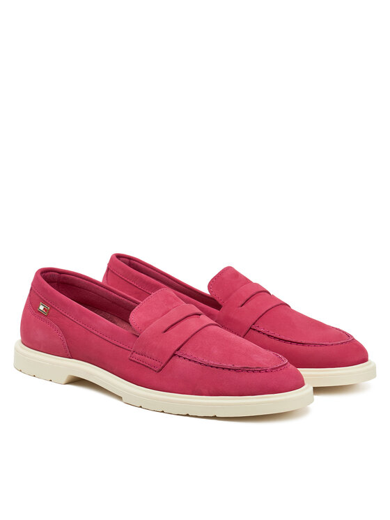 Tommy Hilfiger Tommy Hilfiger лоуфъри с дебела подметка FW0FW08679 Розов