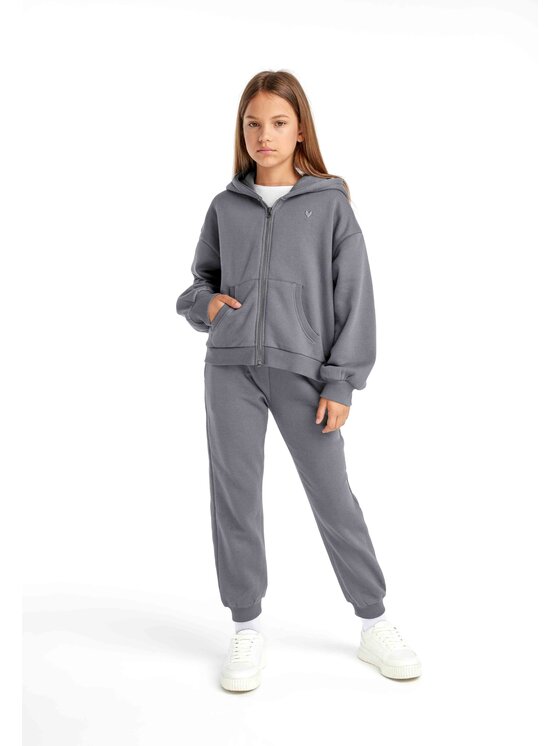 minoti minoti Bluza 16fleece 21 Szary Regular Fit