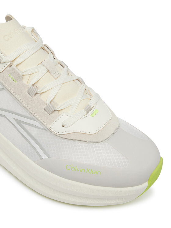 Calvin Klein Calvin Klein Sneakersy Chunky Run Laceup Stripe Ny HM0HM02160 Écru