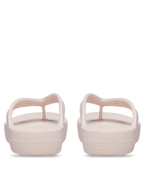 Crocs Crocs Šlepetės per pirštą Classic Platform Flip W 207714 Rožinė