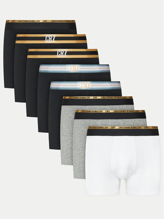 Cristiano Ronaldo CR7 Lot de 8 boxers 8109 49 2537 Multicolore Modivo