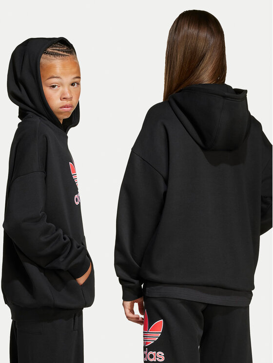 adidas adidas Sweatshirt Trefoil JV8650 Schwarz Loose Fit