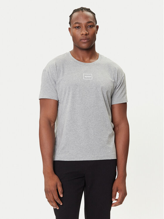 HUGO HUGO Тишърт Laze 50525236 Сив Relaxed Fit
