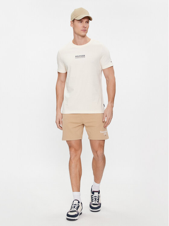 Tommy Jeans Tommy Jeans Sport rövidnadrág Tjm Entry Graphic DM0DM19153 Bézs Regular Fit