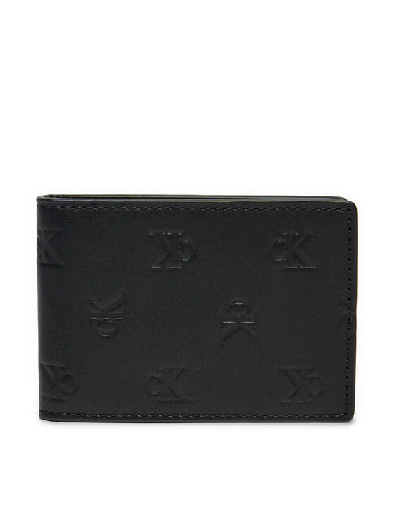 Calvin Klein Jeans Calvin Klein Jeans Sada peňaženka a puzdro na karty Gift Bifold Aop K50K512100 Čierna