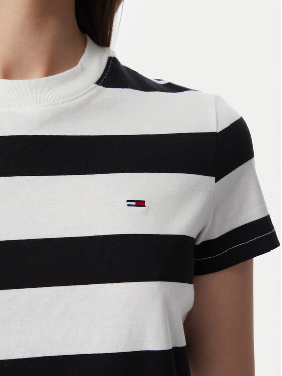 Tommy Jeans Tommy Jeans T-Shirt Flag DW0DW23801 Μαύρο Regular Fit