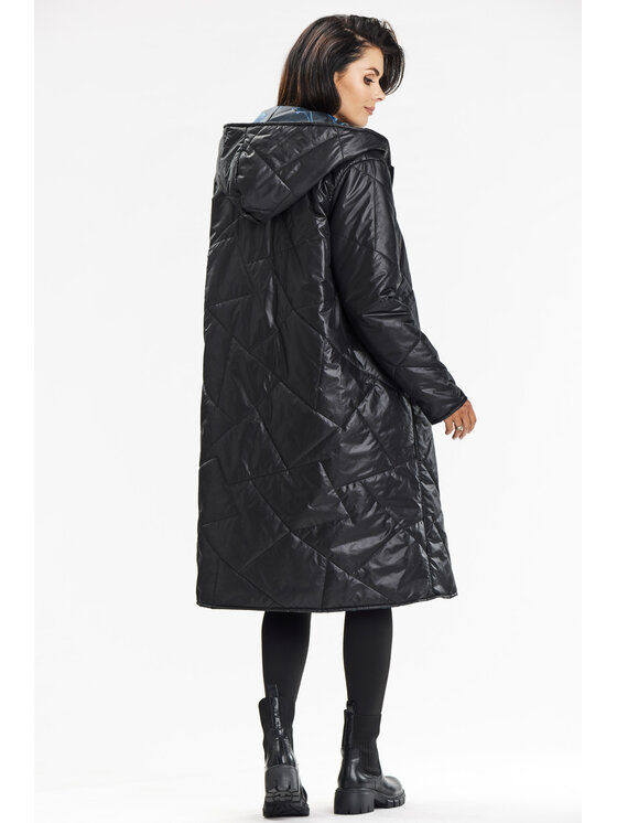 Awama Awama Giacca da donna A685 Nero Basic Fit