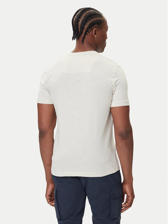 Aeronautica Militare Aeronautica Militare Majica 252TS2472UJ00708 Écru Regular Fit