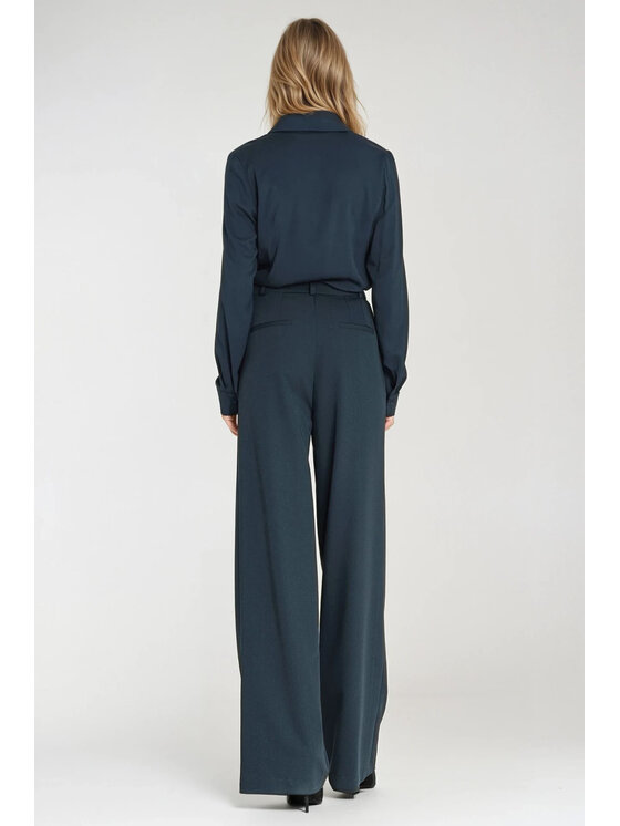NIFE NIFE Halenka B202 Tmavomodrá Fitted Fit