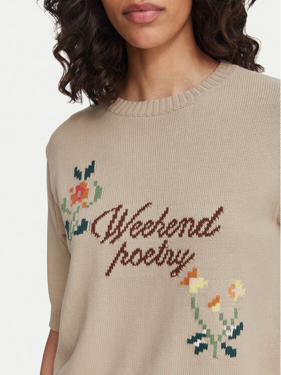 Weekend Max Mara Weekend Max Mara Kampsun Fiacre 2625366191 Beež Regular Fit