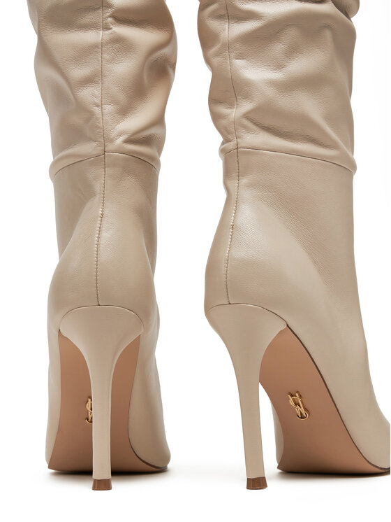 Steve Madden Steve Madden Kozaki Schmooze SM11003453 Écru