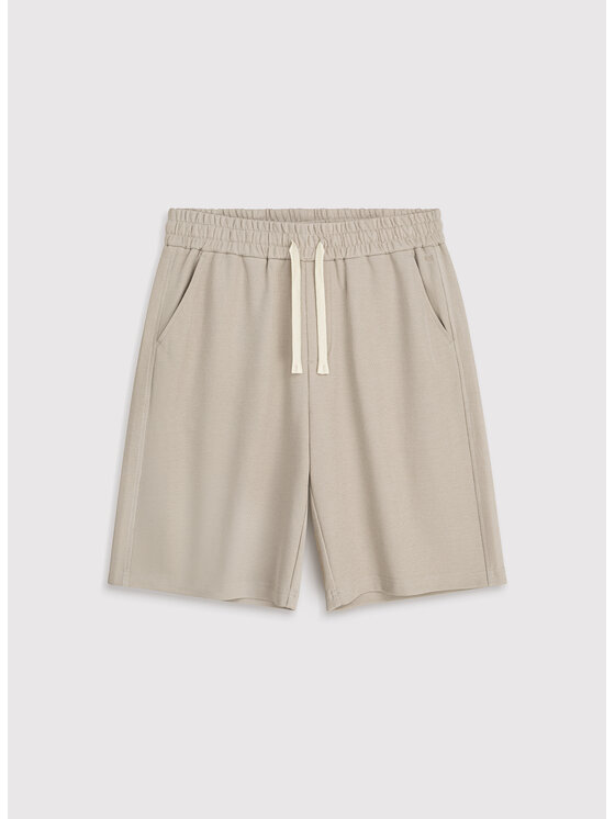 Pako Lorente Pako Lorente Szorty materiałowe P26SN-WS-003 Beżowy Regular Fit