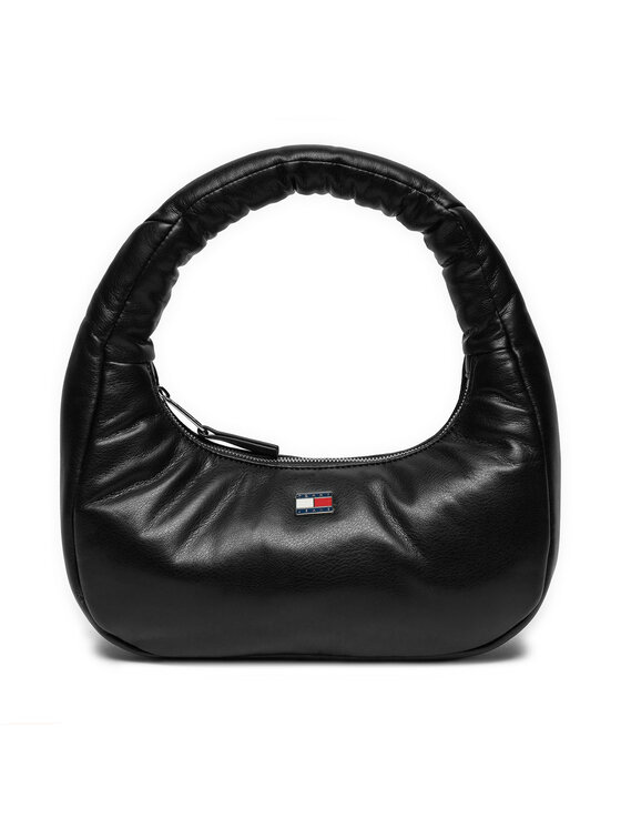 Tommy Jeans Geantă Tjw Pillow Shoulder Bag AW0AW16977 Negru