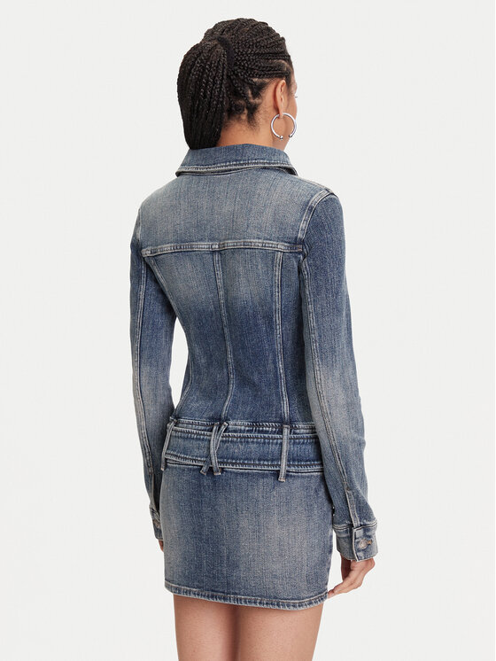 Miss Sixty Miss Sixty 6S1DJ48900 Sukienka jeansowa Deep Blue F58