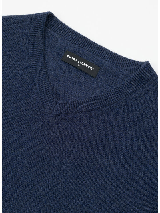 Pako Lorente Pako Lorente Sweter P26SB-2X-002 Granatowy Classic Fit