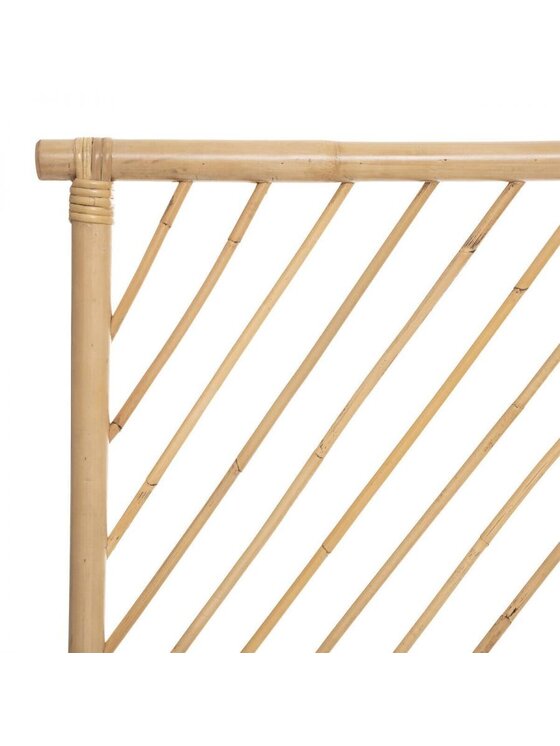 MIAhome MIAhome Dekoracja ścienna Wezgłowie zagłówek do łóżka rattan 165 cm Beżowy