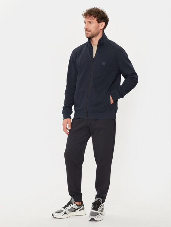 BOSS Boss Majica dugih rukava 50511709 Tamnoplava Relaxed Fit