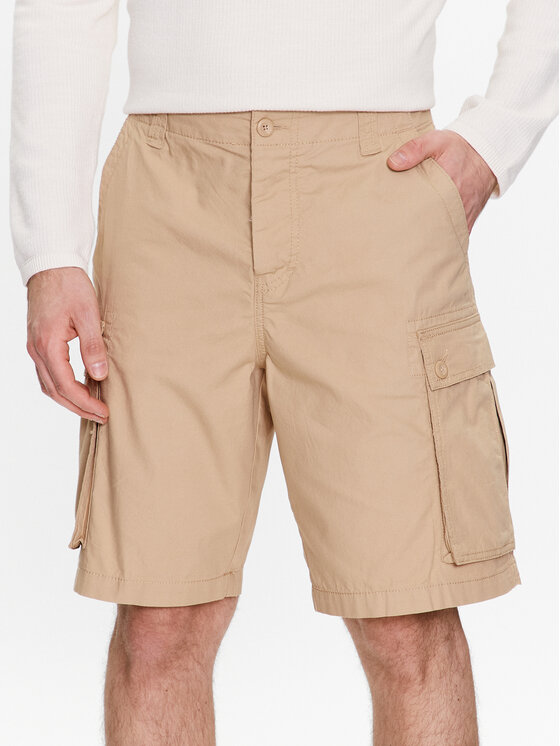 United Colors Of Benetton United Colors Of Benetton Шорти з тканини 4LN5U9006 Бежевий Regular Fit