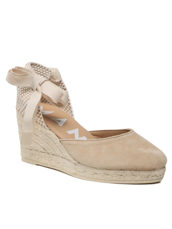 Manebi Manebi Espadrillid Low Wedge Espadrilles M 1.1 WL Beež