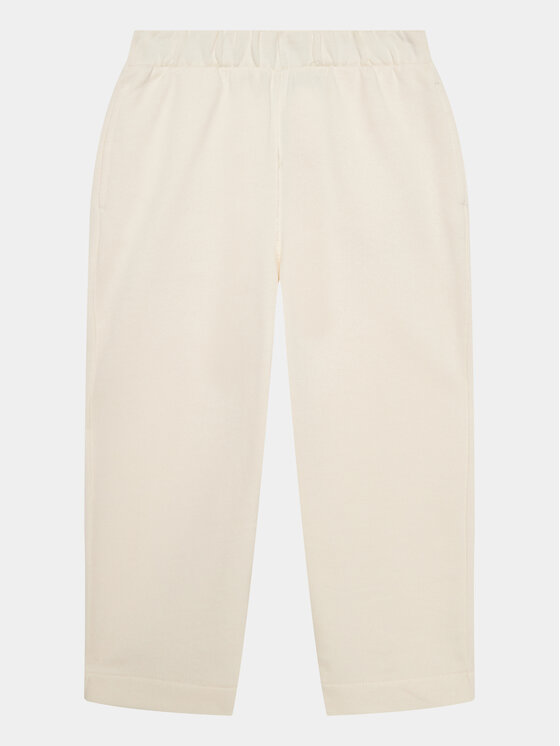 United Colors Of Benetton Pantaloni trening 3J68CF03Z Écru Straight Fit