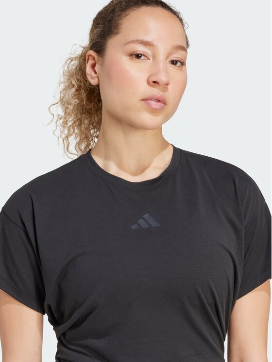 adidas adidas Koszulka techniczna 151255 Czarny Oversize