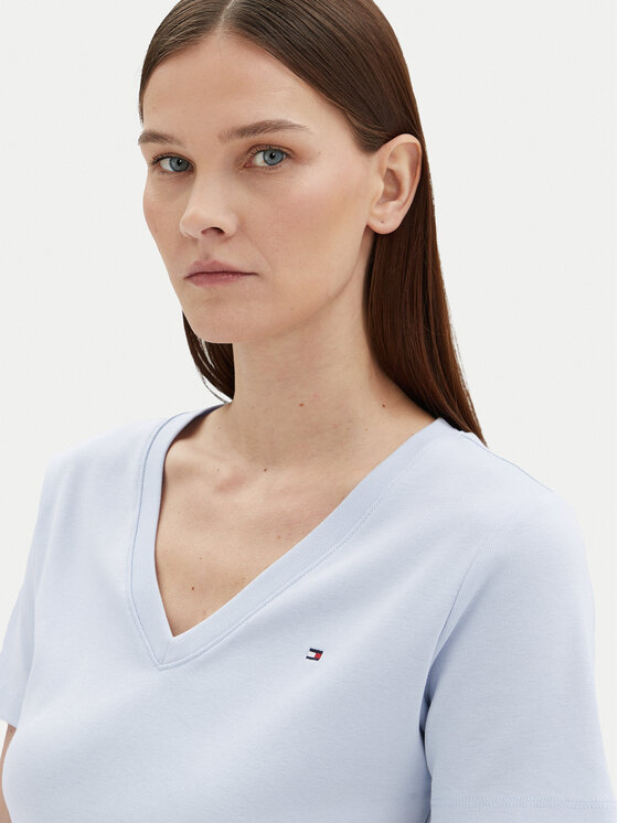 Tommy Hilfiger Tommy Hilfiger T-shirt New Cody WW0WW40584 Svijetloplava Slim Fit