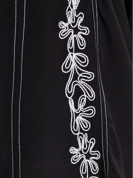 Desigual Desigual Μπλουζάκι Tallo 25WWBW07 Μαύρο Loose Fit