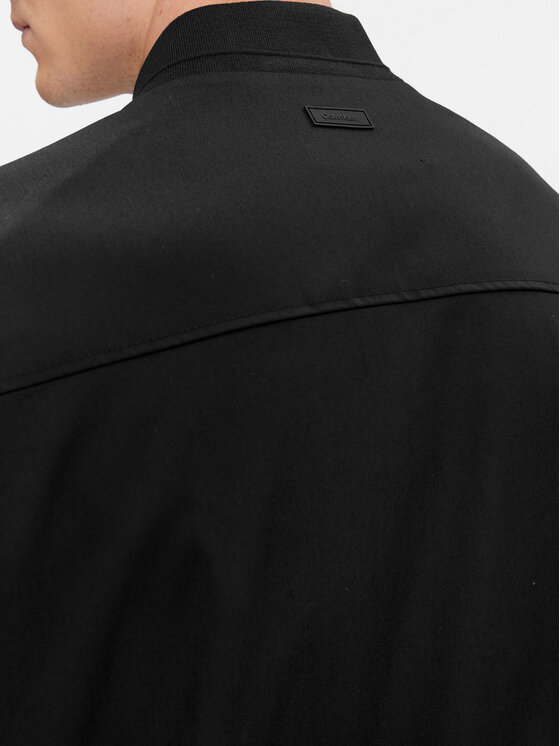 Calvin Klein Calvin Klein Яке бомбър K10K112074 Черен Regular Fit