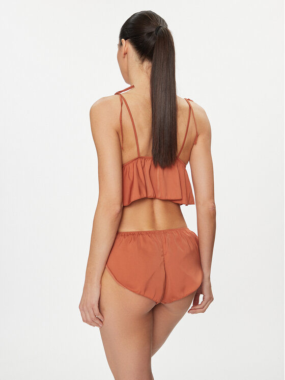 Bluebella Bluebella Piżama Nicole 42109 Pomarańczowy Regular Fit