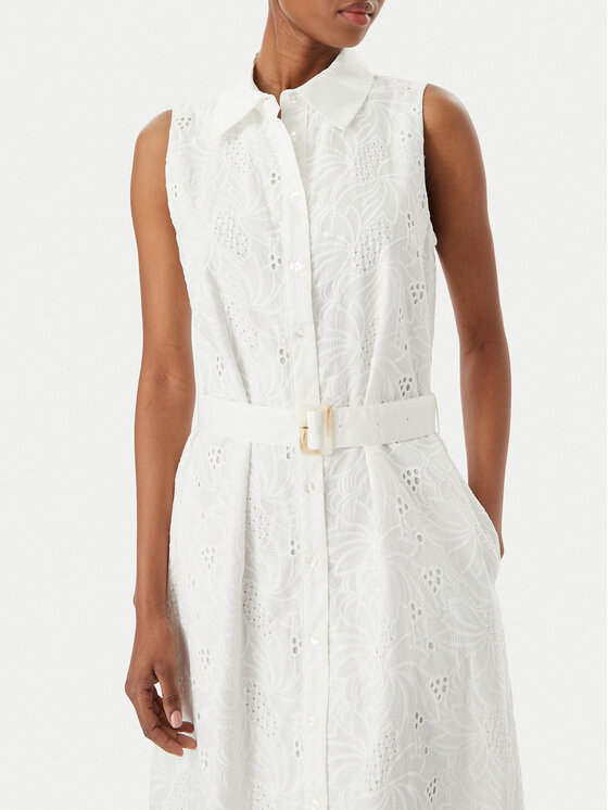 LOLA CASADEMUNT LOLA CASADEMUNT Vestito chemisier LS2616144 Bianco Regular Fit