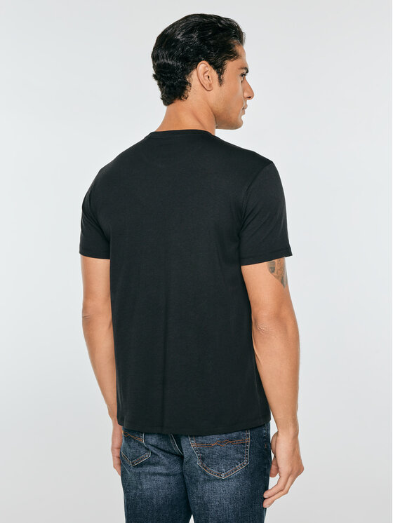 BIG STAR BIG STAR T-Shirt NEVISSER Czarny Basic Fit