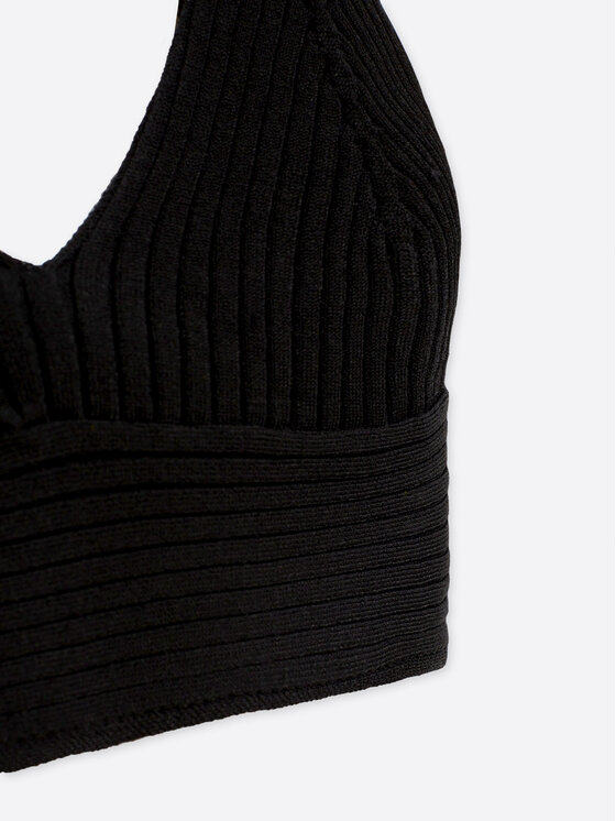 Simple Simple Top TPD002 Černá Slim Fit